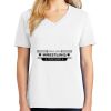 1-DAY RUSH NO MINIMUM Ladies V-Neck Short Sleeve T-Shirt Thumbnail