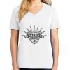 1-DAY RUSH NO MINIMUM Ladies V-Neck Short Sleeve T-Shirt Thumbnail