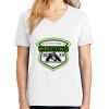 1-DAY RUSH NO MINIMUM Ladies V-Neck Short Sleeve T-Shirt Thumbnail
