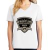 1-DAY RUSH NO MINIMUM Ladies V-Neck Short Sleeve T-Shirt Thumbnail