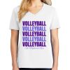 1-DAY RUSH NO MINIMUM Ladies V-Neck Short Sleeve T-Shirt Thumbnail