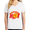 1-DAY RUSH NO MINIMUM Ladies V-Neck Short Sleeve T-Shirt Thumbnail