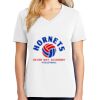 1-DAY RUSH NO MINIMUM Ladies V-Neck Short Sleeve T-Shirt Thumbnail
