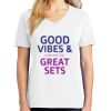 1-DAY RUSH NO MINIMUM Ladies V-Neck Short Sleeve T-Shirt Thumbnail