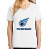 1-DAY RUSH NO MINIMUM Ladies V-Neck Short Sleeve T-Shirt Thumbnail