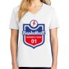 1-DAY RUSH NO MINIMUM Ladies V-Neck Short Sleeve T-Shirt Thumbnail