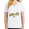 1-DAY RUSH NO MINIMUM Ladies V-Neck Short Sleeve T-Shirt Thumbnail