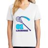 1-DAY RUSH NO MINIMUM Ladies V-Neck Short Sleeve T-Shirt Thumbnail