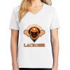 1-DAY RUSH NO MINIMUM Ladies V-Neck Short Sleeve T-Shirt Thumbnail