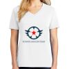 1-DAY RUSH NO MINIMUM Ladies V-Neck Short Sleeve T-Shirt Thumbnail