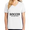1-DAY RUSH NO MINIMUM Ladies V-Neck Short Sleeve T-Shirt Thumbnail