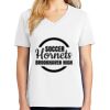 1-DAY RUSH NO MINIMUM Ladies V-Neck Short Sleeve T-Shirt Thumbnail
