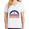 1-DAY RUSH NO MINIMUM Ladies V-Neck Short Sleeve T-Shirt Thumbnail