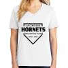 1-DAY RUSH NO MINIMUM Ladies V-Neck Short Sleeve T-Shirt Thumbnail