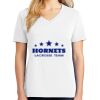 1-DAY RUSH NO MINIMUM Ladies V-Neck Short Sleeve T-Shirt Thumbnail