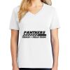 1-DAY RUSH NO MINIMUM Ladies V-Neck Short Sleeve T-Shirt Thumbnail