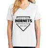 1-DAY RUSH NO MINIMUM Ladies V-Neck Short Sleeve T-Shirt Thumbnail