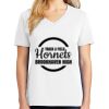 1-DAY RUSH NO MINIMUM Ladies V-Neck Short Sleeve T-Shirt Thumbnail
