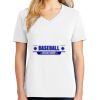 1-DAY RUSH NO MINIMUM Ladies V-Neck Short Sleeve T-Shirt Thumbnail