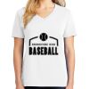 1-DAY RUSH NO MINIMUM Ladies V-Neck Short Sleeve T-Shirt Thumbnail