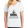 1-DAY RUSH NO MINIMUM Ladies V-Neck Short Sleeve T-Shirt Thumbnail