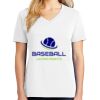 1-DAY RUSH NO MINIMUM Ladies V-Neck Short Sleeve T-Shirt Thumbnail