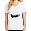 1-DAY RUSH NO MINIMUM Ladies V-Neck Short Sleeve T-Shirt Thumbnail