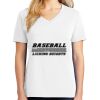 1-DAY RUSH NO MINIMUM Ladies V-Neck Short Sleeve T-Shirt Thumbnail