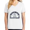 1-DAY RUSH NO MINIMUM Ladies V-Neck Short Sleeve T-Shirt Thumbnail