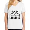 1-DAY RUSH NO MINIMUM Ladies V-Neck Short Sleeve T-Shirt Thumbnail
