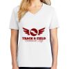 1-DAY RUSH NO MINIMUM Ladies V-Neck Short Sleeve T-Shirt Thumbnail