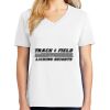1-DAY RUSH NO MINIMUM Ladies V-Neck Short Sleeve T-Shirt Thumbnail