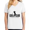 1-DAY RUSH NO MINIMUM Ladies V-Neck Short Sleeve T-Shirt Thumbnail
