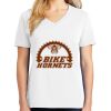 1-DAY RUSH NO MINIMUM Ladies V-Neck Short Sleeve T-Shirt Thumbnail