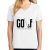 1-DAY RUSH NO MINIMUM Ladies V-Neck Short Sleeve T-Shirt Thumbnail