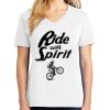 1-DAY RUSH NO MINIMUM Ladies V-Neck Short Sleeve T-Shirt Thumbnail