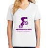 1-DAY RUSH NO MINIMUM Ladies V-Neck Short Sleeve T-Shirt Thumbnail