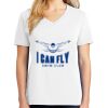 1-DAY RUSH NO MINIMUM Ladies V-Neck Short Sleeve T-Shirt Thumbnail