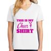 1-DAY RUSH NO MINIMUM Ladies V-Neck Short Sleeve T-Shirt Thumbnail