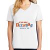 1-DAY RUSH NO MINIMUM Ladies V-Neck Short Sleeve T-Shirt Thumbnail