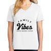 1-DAY RUSH NO MINIMUM Ladies V-Neck Short Sleeve T-Shirt Thumbnail
