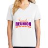 1-DAY RUSH NO MINIMUM Ladies V-Neck Short Sleeve T-Shirt Thumbnail