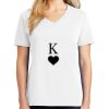 1-DAY RUSH NO MINIMUM Ladies V-Neck Short Sleeve T-Shirt Thumbnail