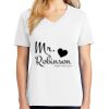 1-DAY RUSH NO MINIMUM Ladies V-Neck Short Sleeve T-Shirt Thumbnail