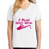 1-DAY RUSH NO MINIMUM Ladies V-Neck Short Sleeve T-Shirt Thumbnail