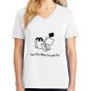 1-DAY RUSH NO MINIMUM Ladies V-Neck Short Sleeve T-Shirt Thumbnail