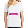 1-DAY RUSH NO MINIMUM Ladies V-Neck Short Sleeve T-Shirt Thumbnail