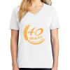 1-DAY RUSH NO MINIMUM Ladies V-Neck Short Sleeve T-Shirt Thumbnail