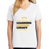 1-DAY RUSH NO MINIMUM Ladies V-Neck Short Sleeve T-Shirt Thumbnail