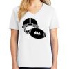 1-DAY RUSH NO MINIMUM Ladies V-Neck Short Sleeve T-Shirt Thumbnail